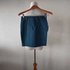 ❎ *Sold* Teal Mini Bodycon Skirt